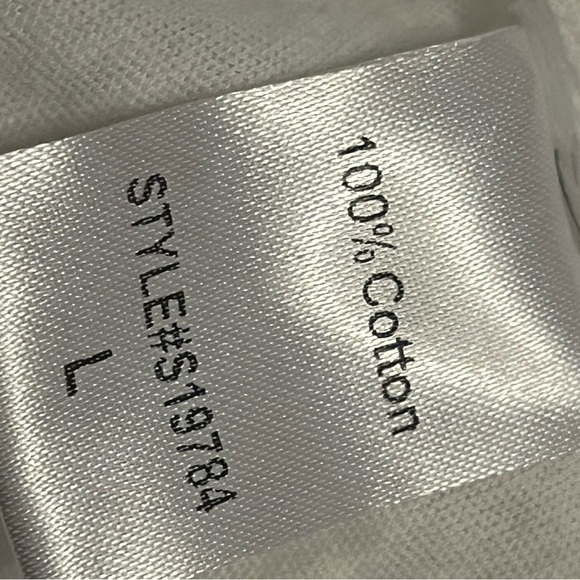 Mustard Seed Women Sz Large White One Pocket Tee - Picture 6 of 7